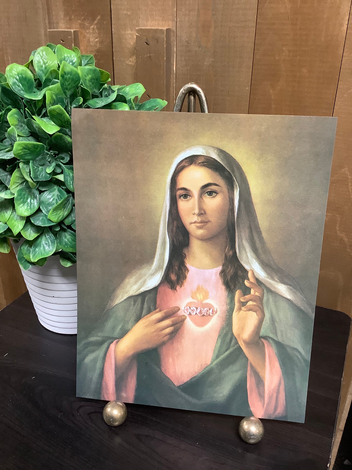 8x10 Print Immaculate Heart of Mary