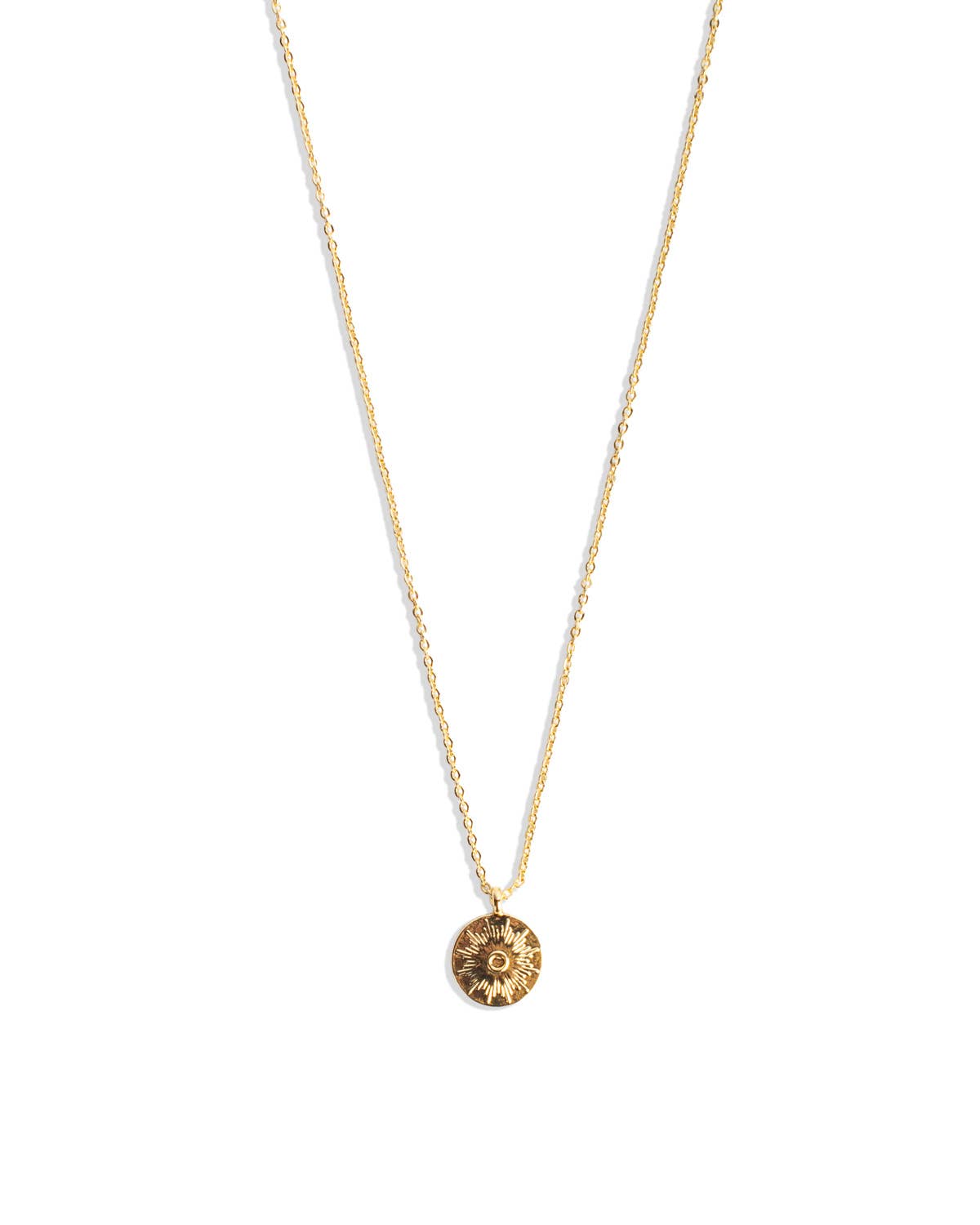 Be The Light Necklace Gold