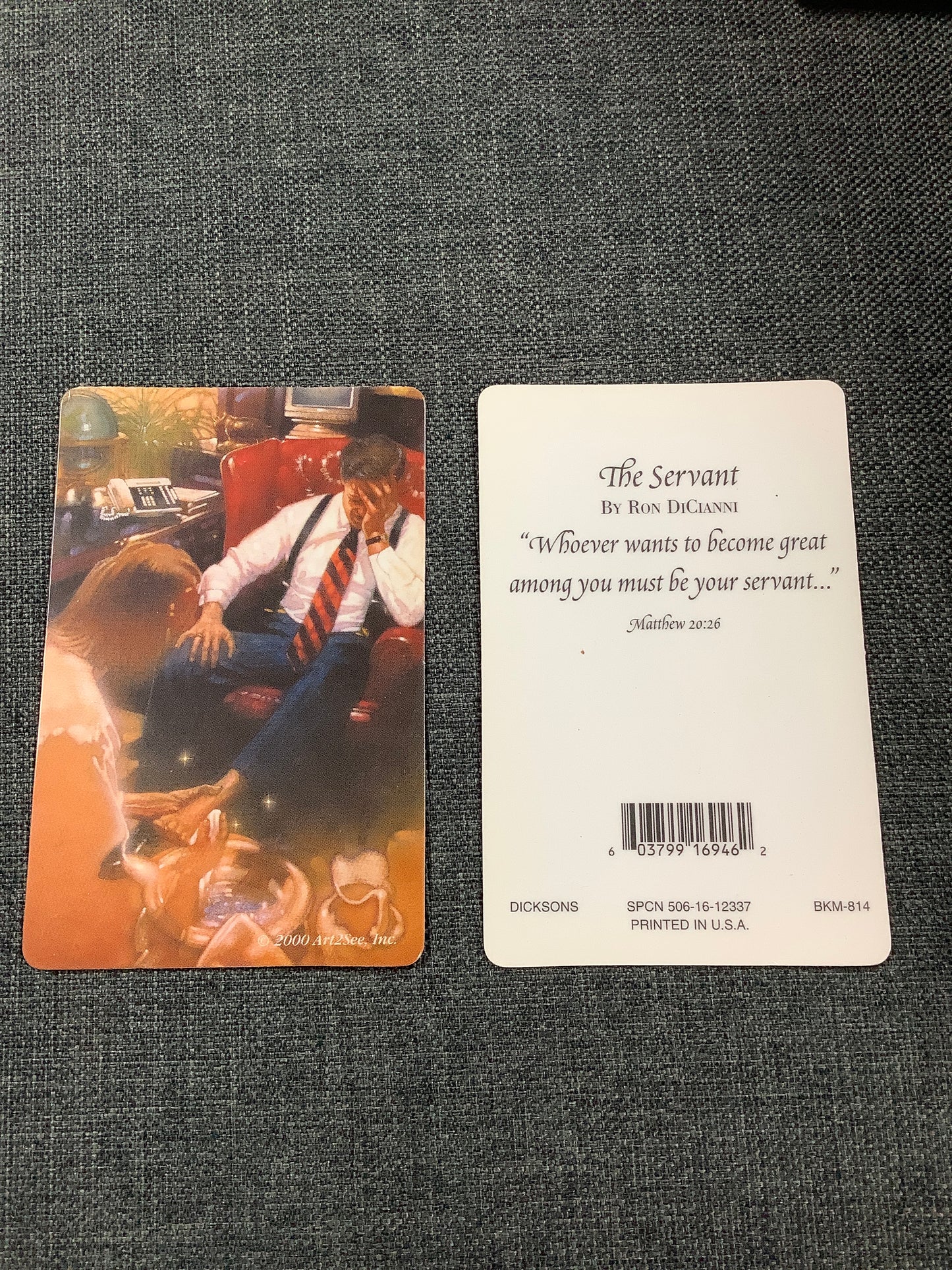 The Servant Prayer Card