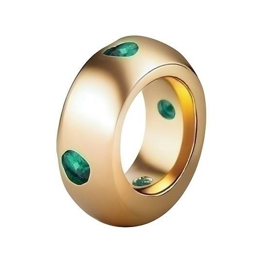 May Birthstone Ring Charm