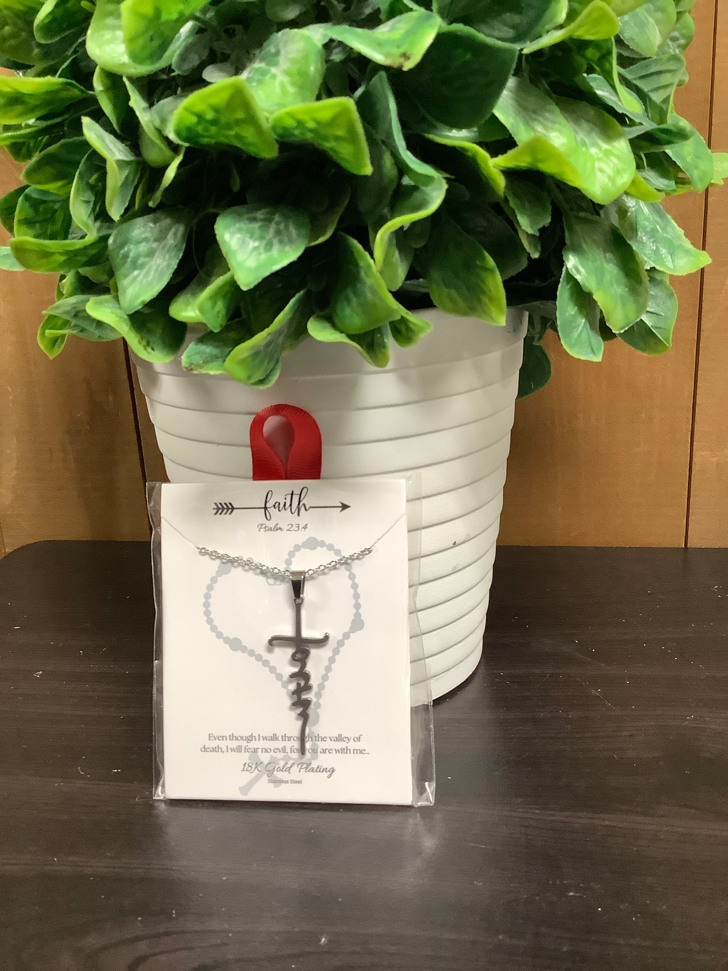 Faith Necklace - Silver