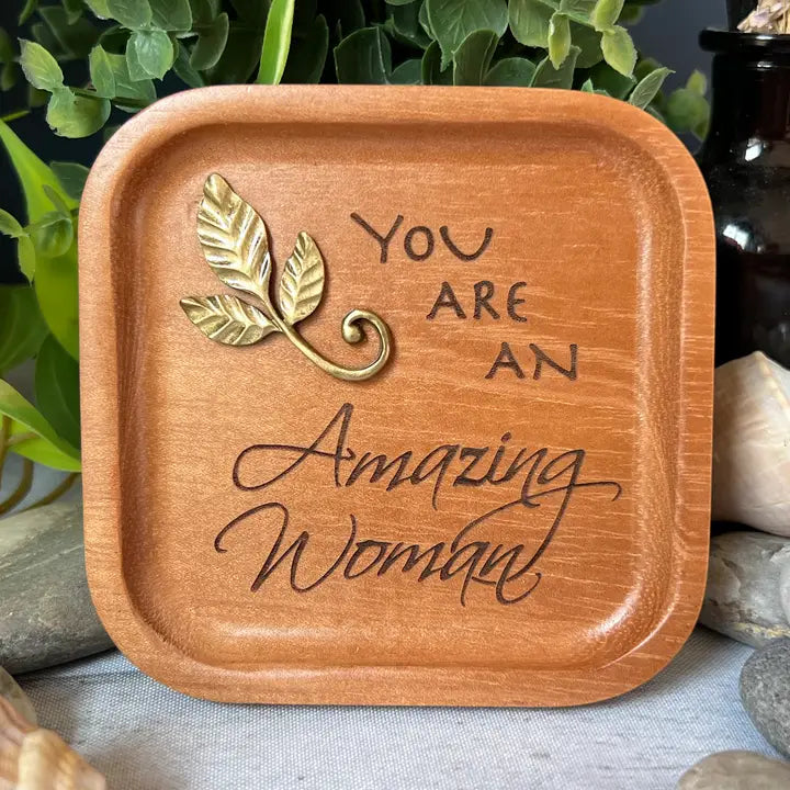 You Are An Amazing Woman Trinket Dish