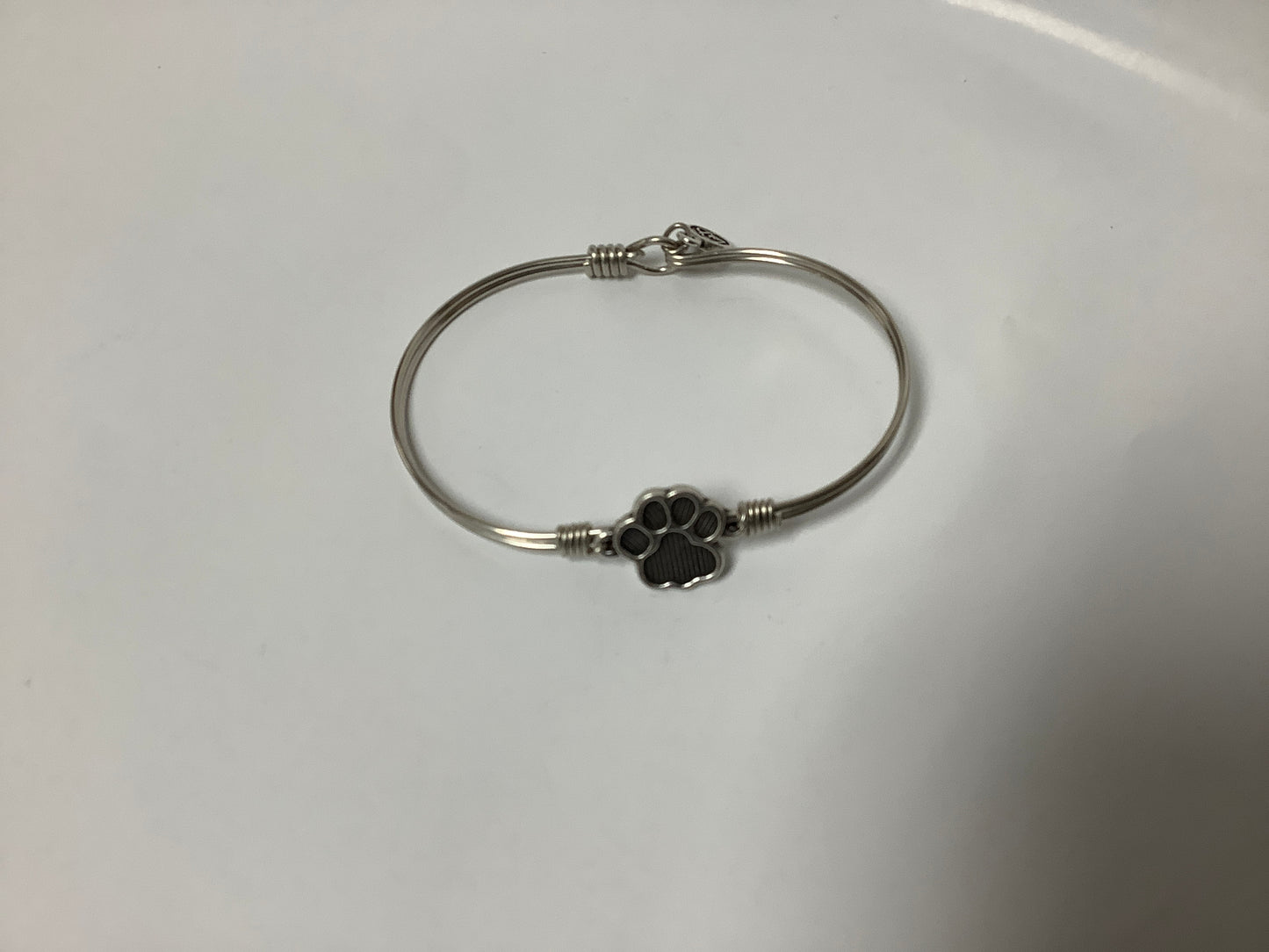 Pawprint Bangle Bracelet