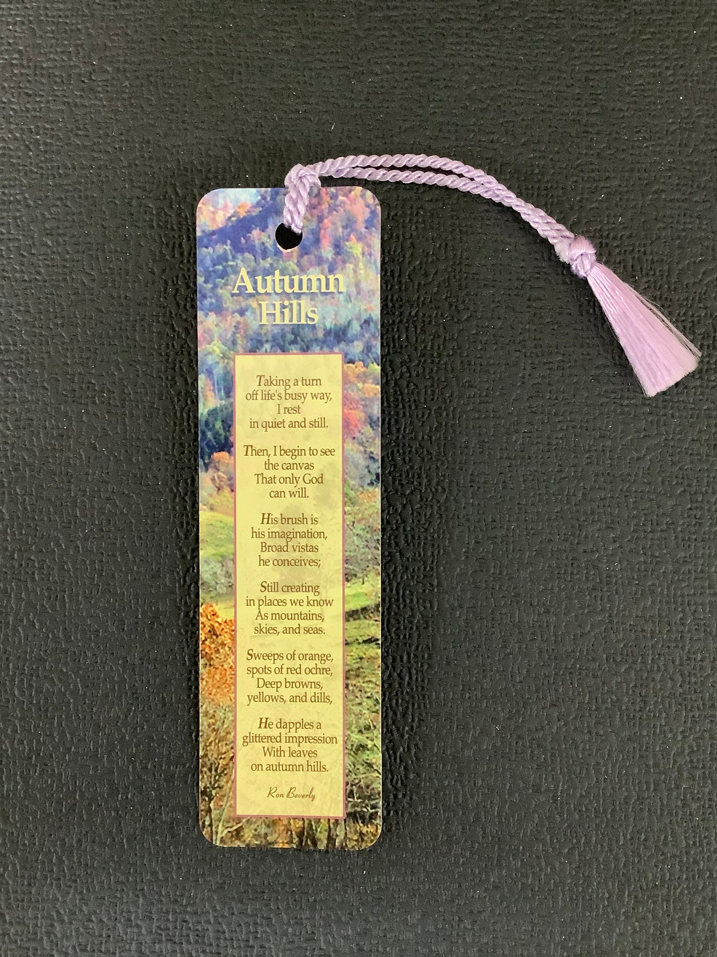 Autumn Hills Tassle Bookmark