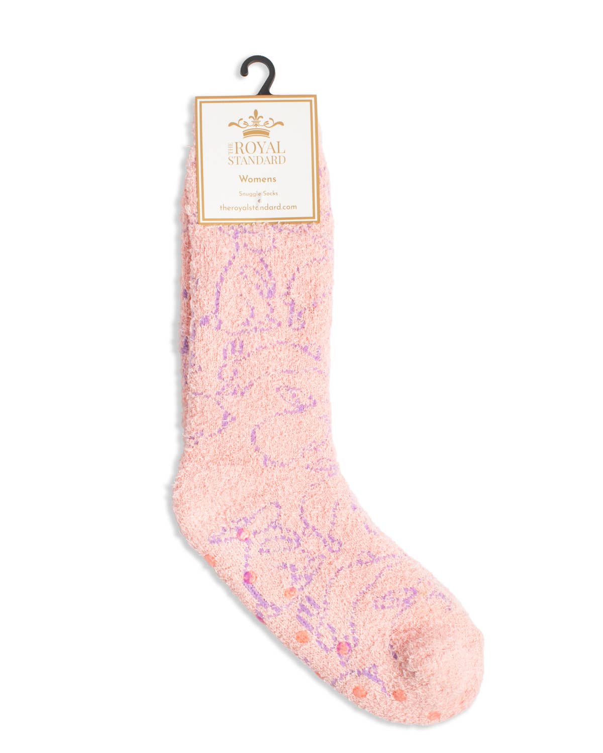 Women's Thumper Bunny Snuggle Socks Pink/Purple One Size