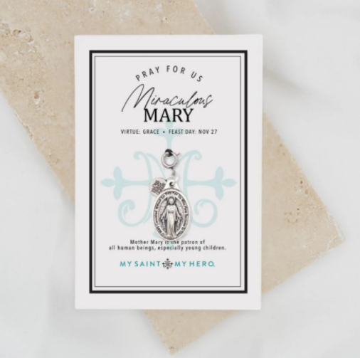 Saint Medal Large - Miraculous Mary