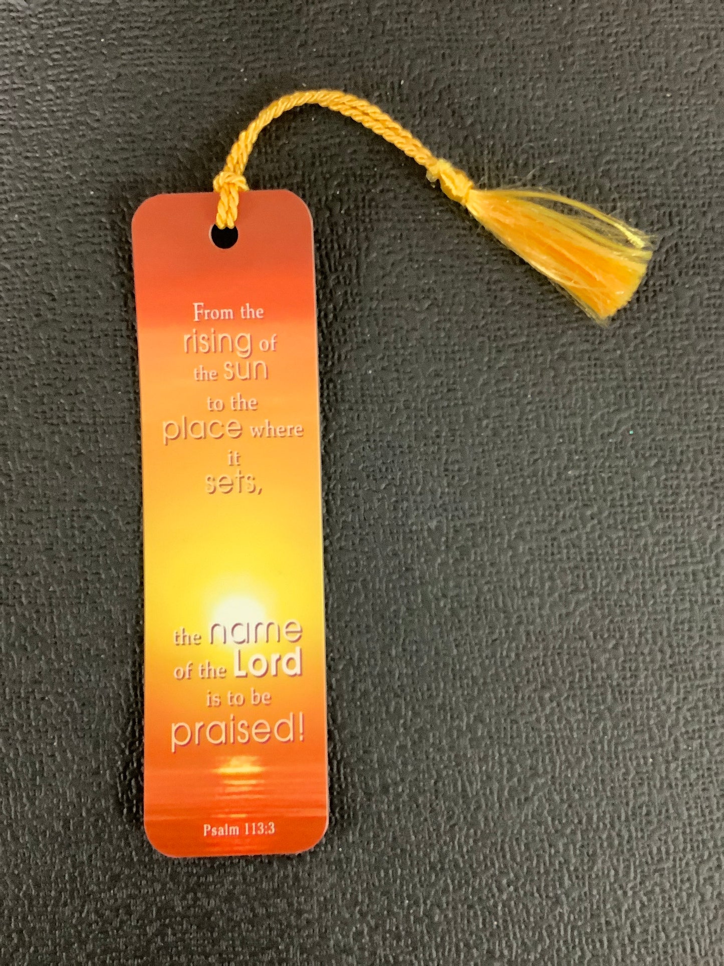 Psalm 113:3 Tassle Bookmark