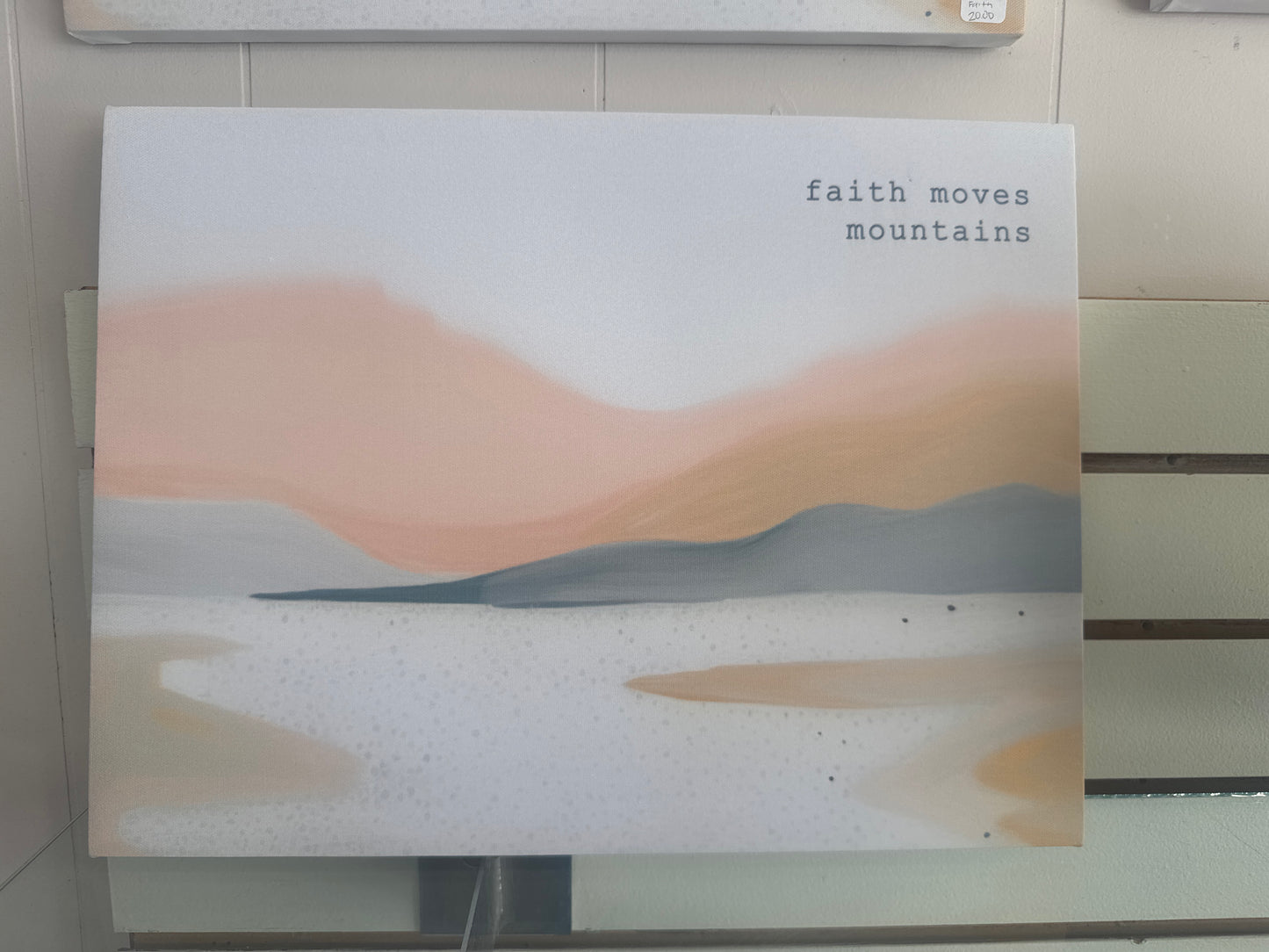 Canvas - Faith Moves Mountains