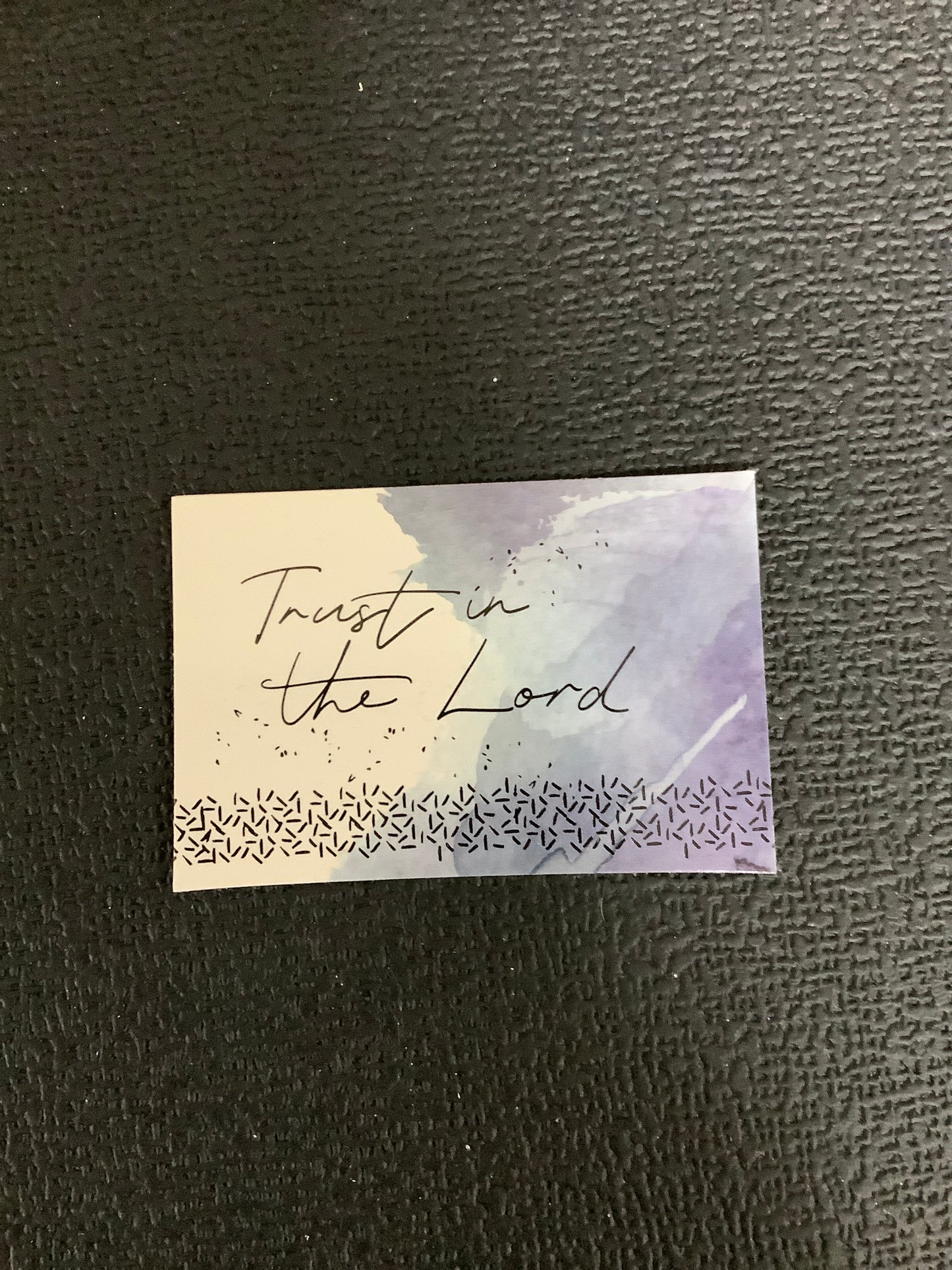 Pass it On - Trust in the Lord