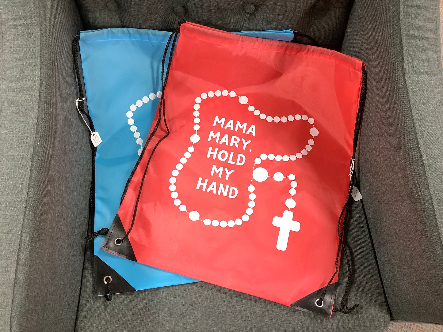Rosary Drawstring Bag, Assorted Colors
