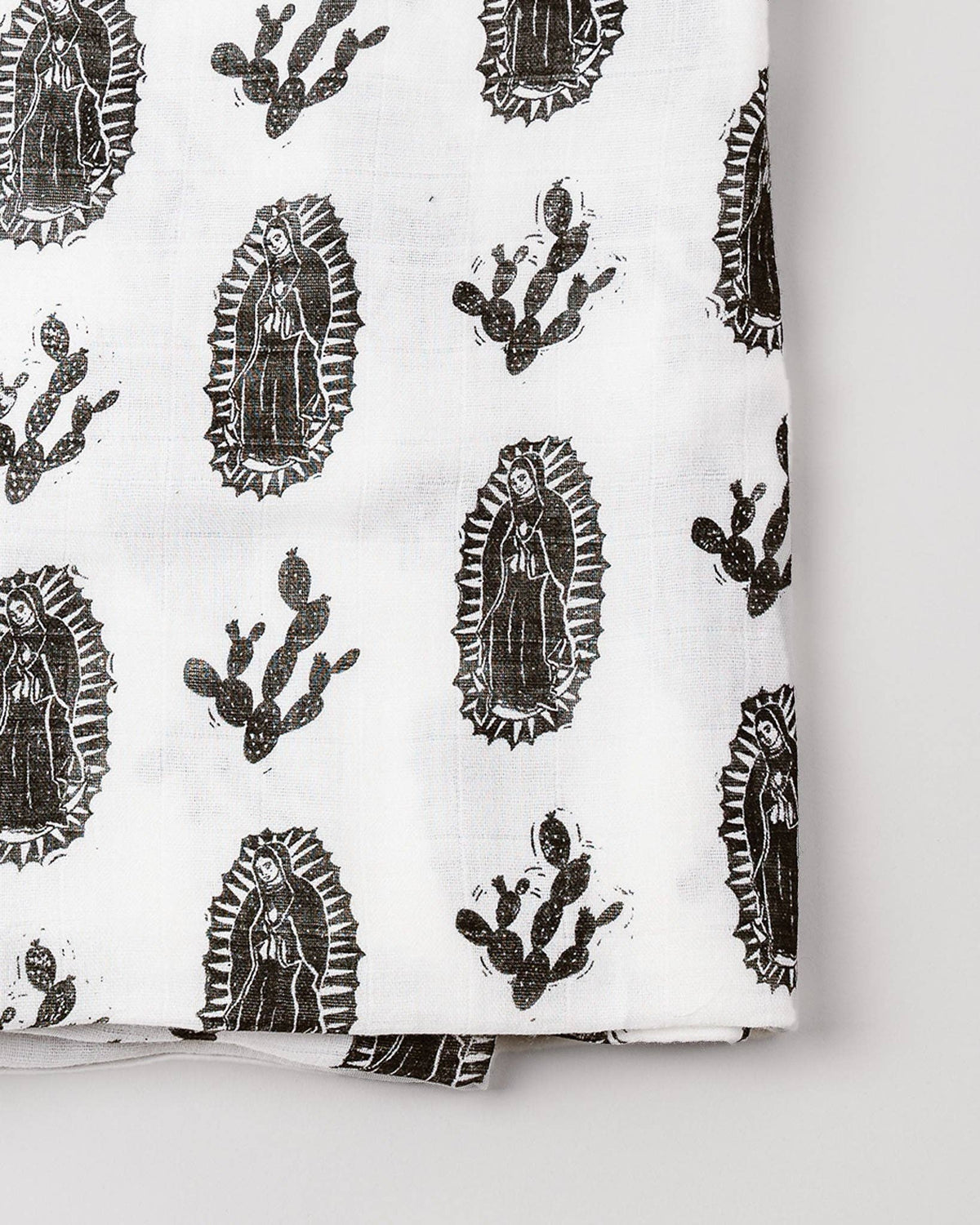 Our Lady of Guadalupe Muslin Swaddle Baby Blanket