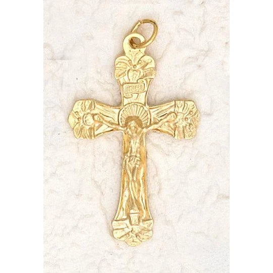 Gold Tone Trinity Cross