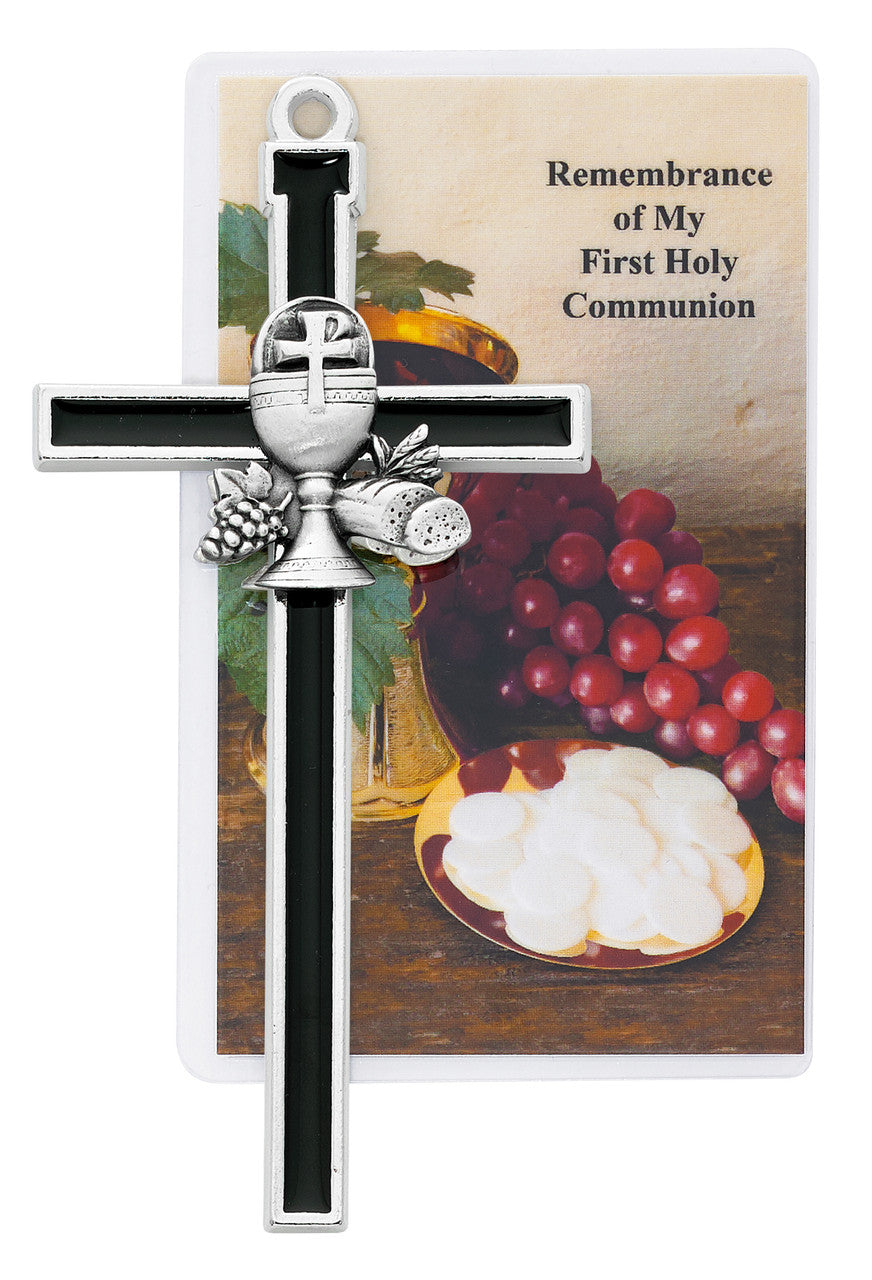 5" Black Communion Cross