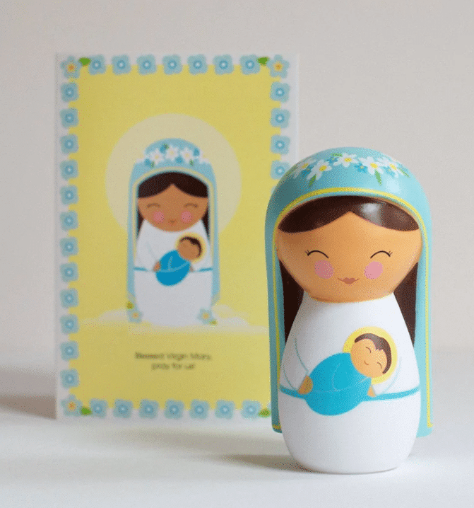 Mother Mary Shining Light Doll