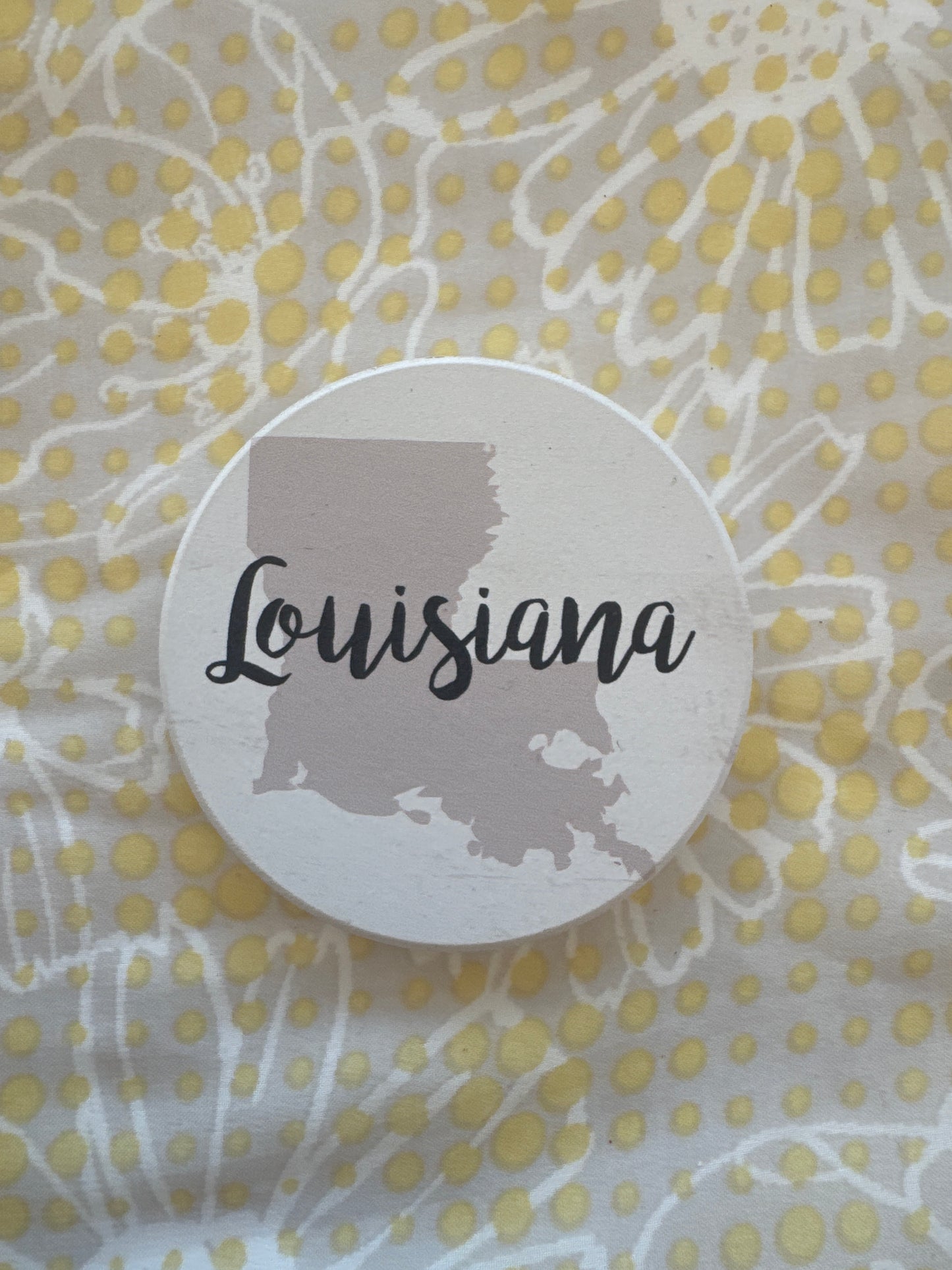 LA Car Ceramic Coaster