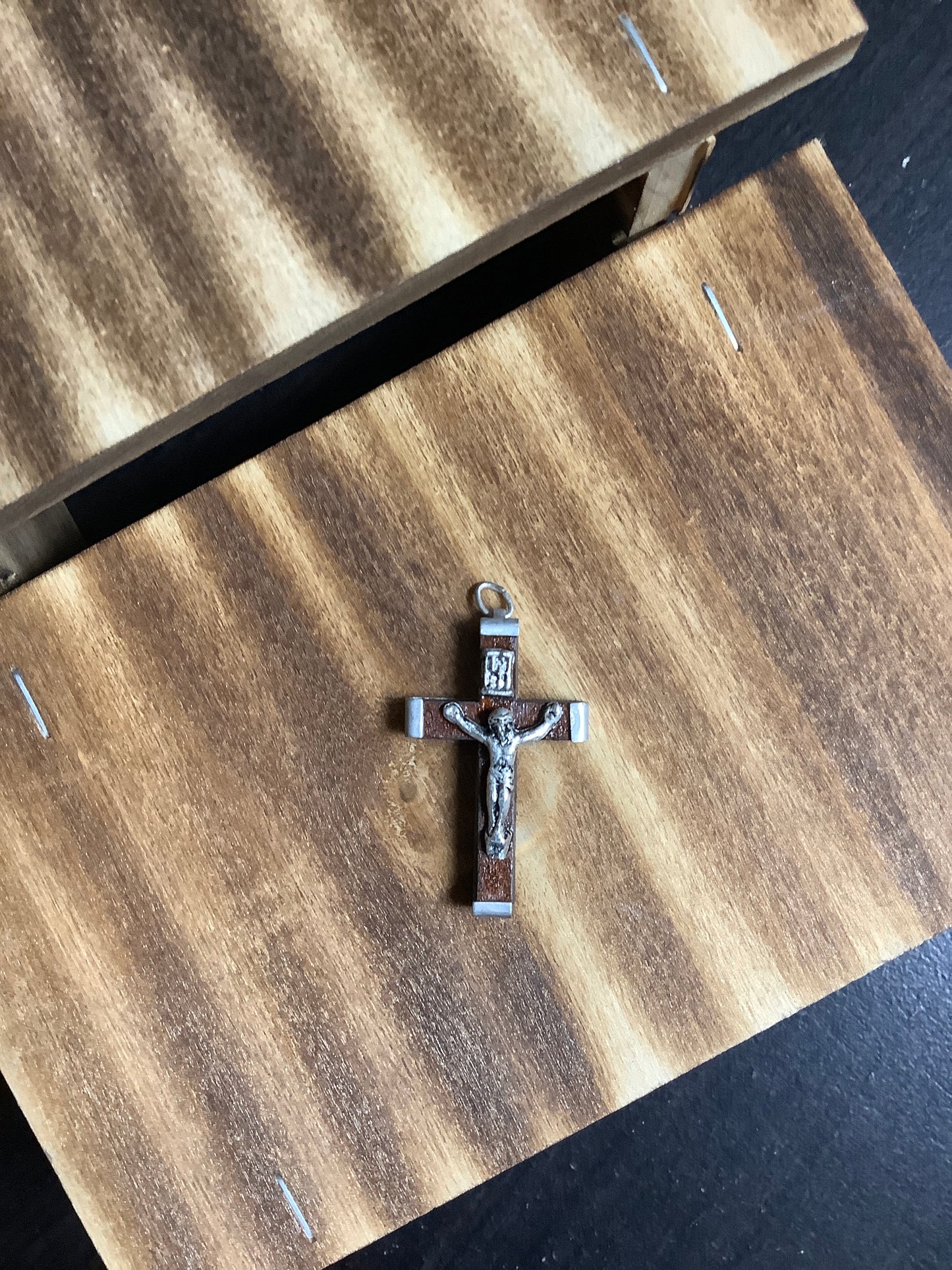 Small Black/Wooden Crucifix
