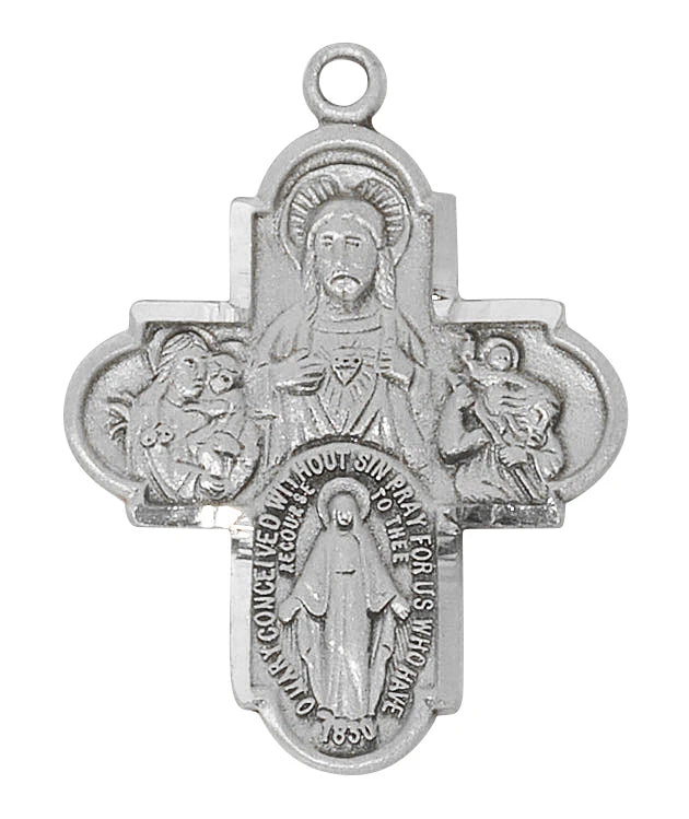 Pewter 4-Way Medal