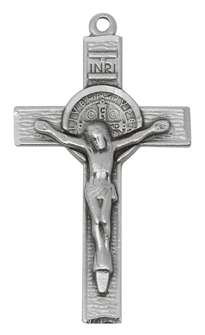 Pewter St. Benedict Crucifix