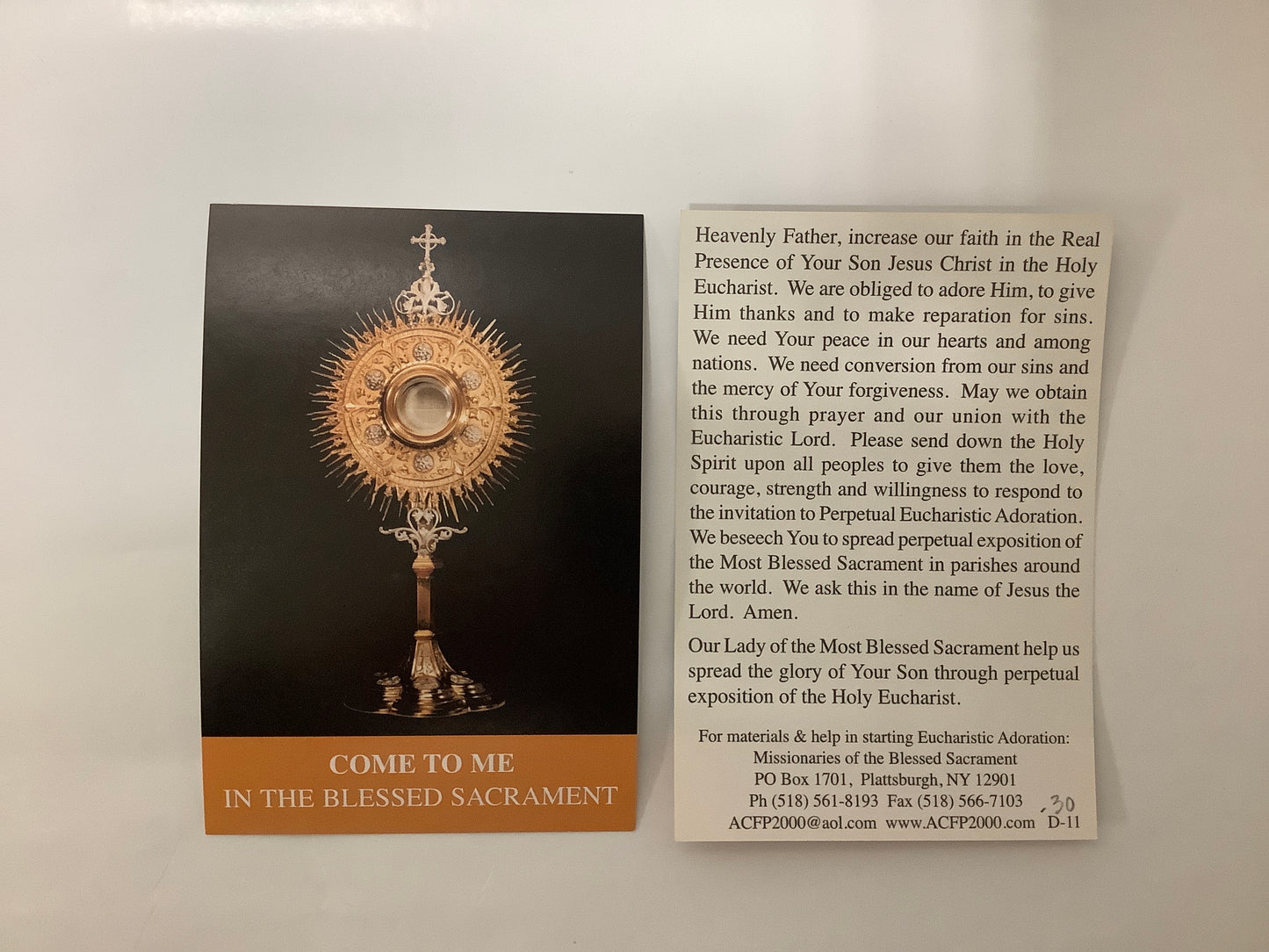 Come to Me in the Blessed Sacrament