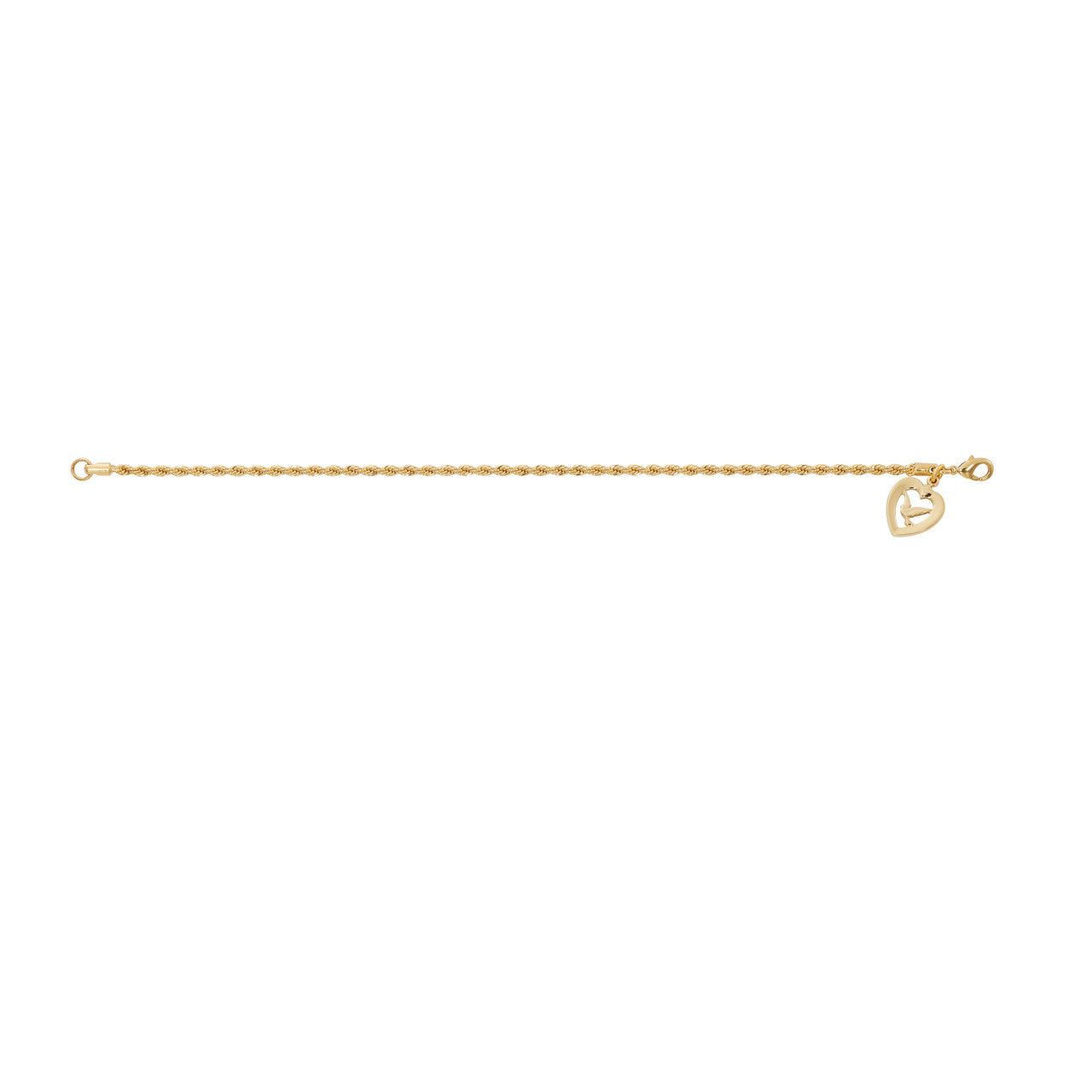 Gold Plated Rope Bracelet