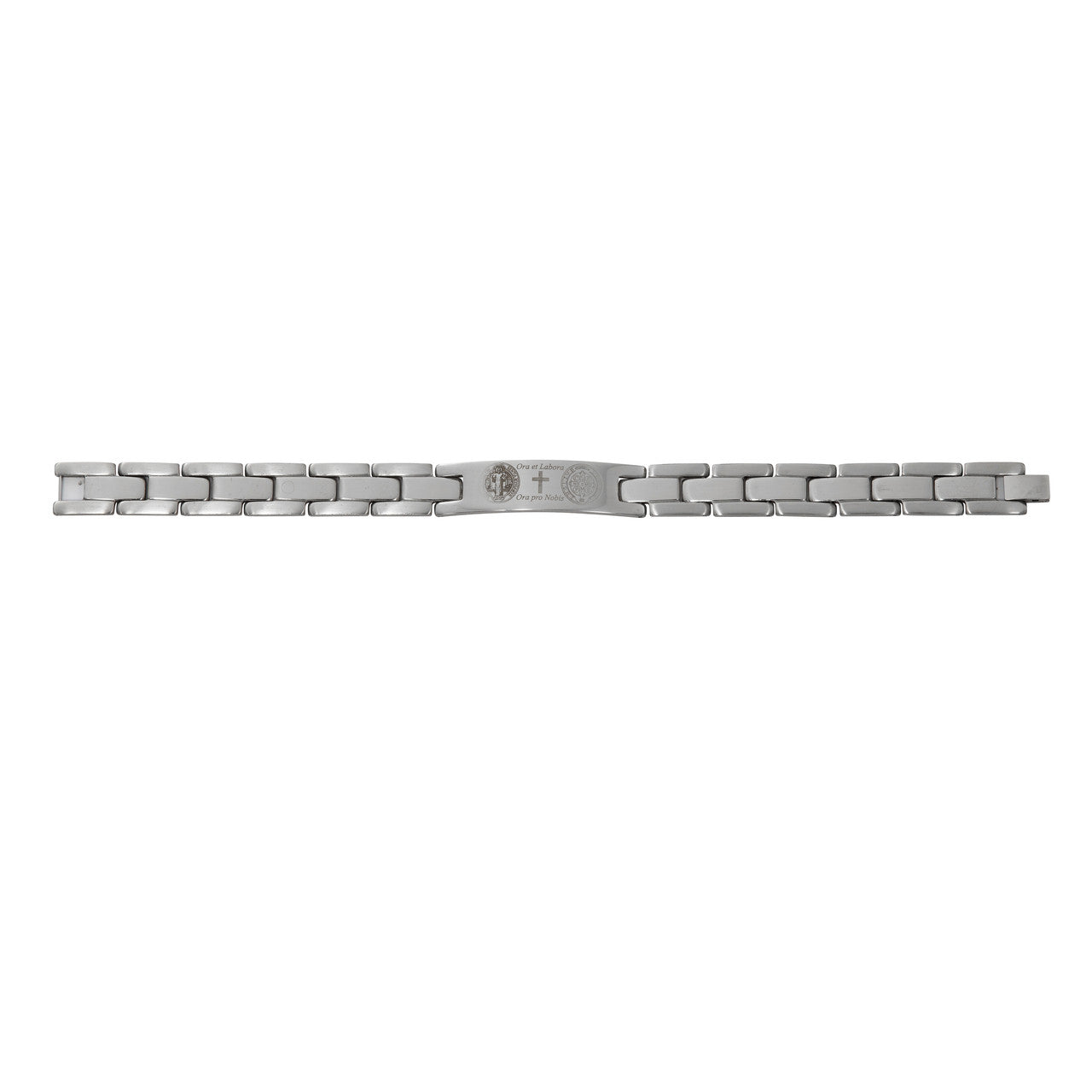 Men's Stainless Steel St. Benedict Bracelet