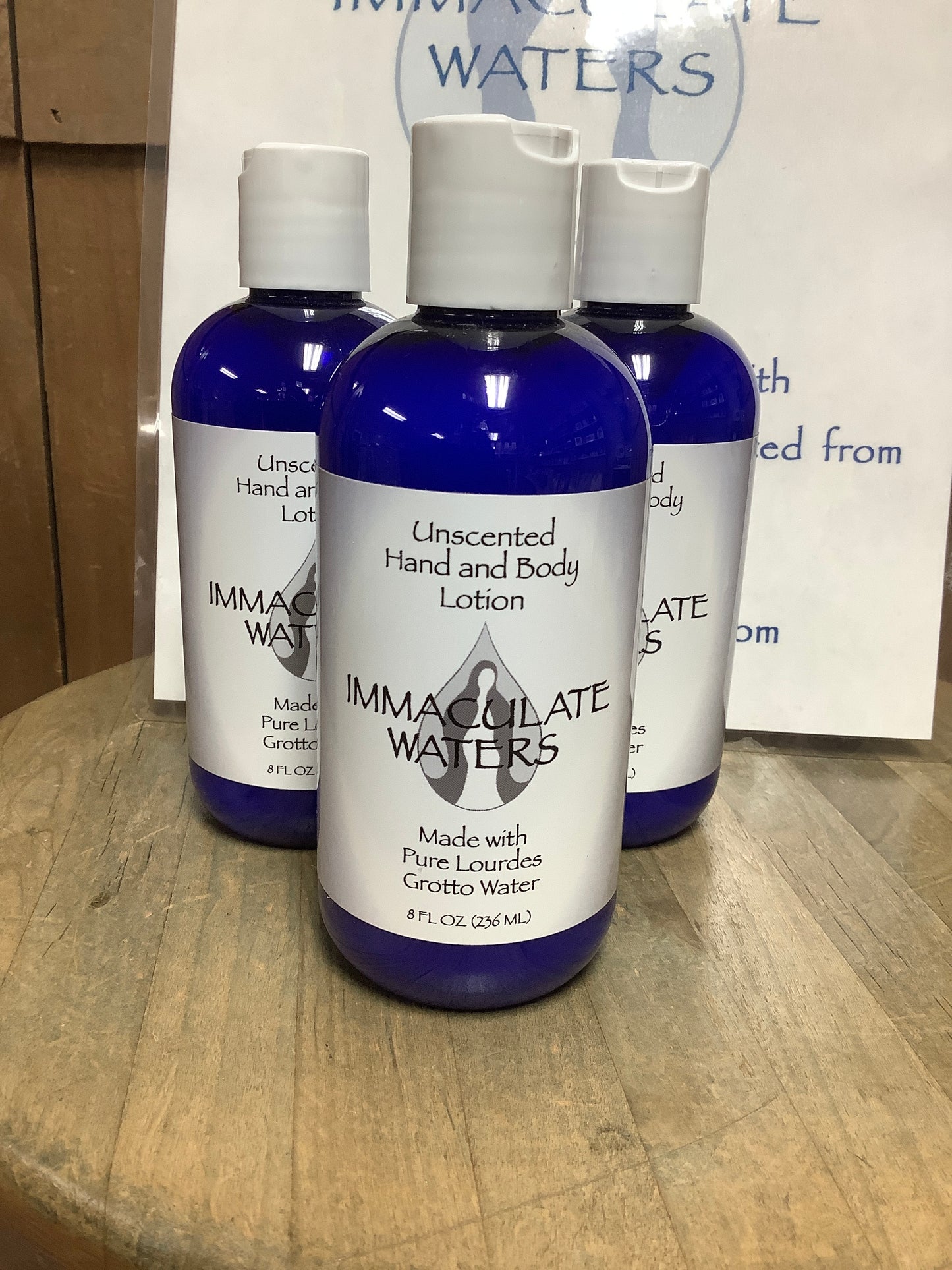 Immaculate Waters Unscented Hand and Body Lotion