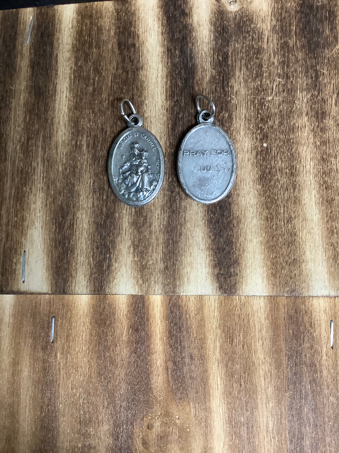 Virgin of Carmel - 1 inch Pray for Us Medal