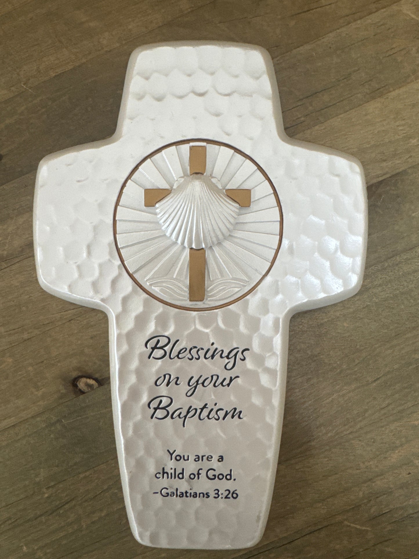 Baptism Wall Cross