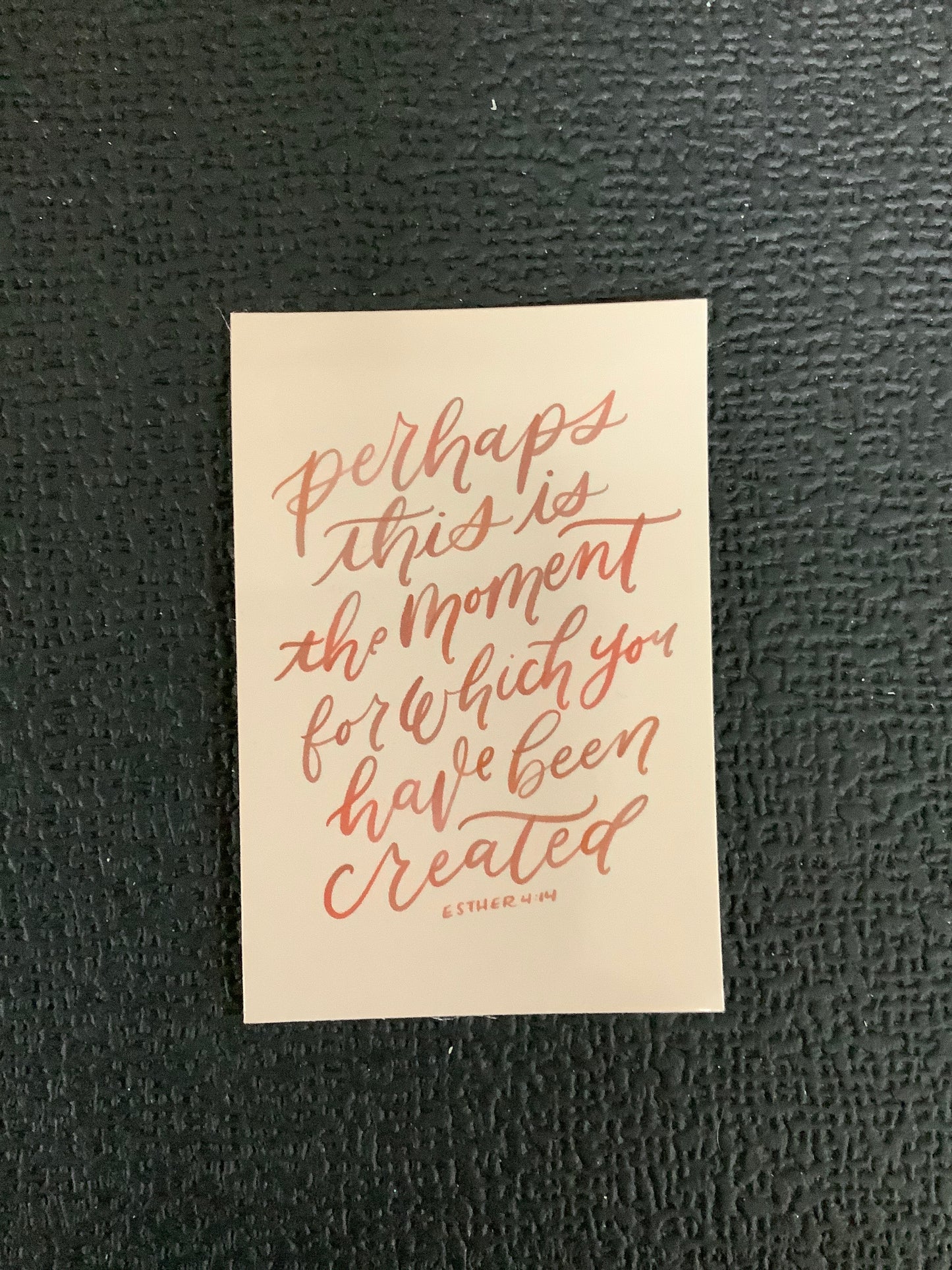 Pass it On - Esther 4:14