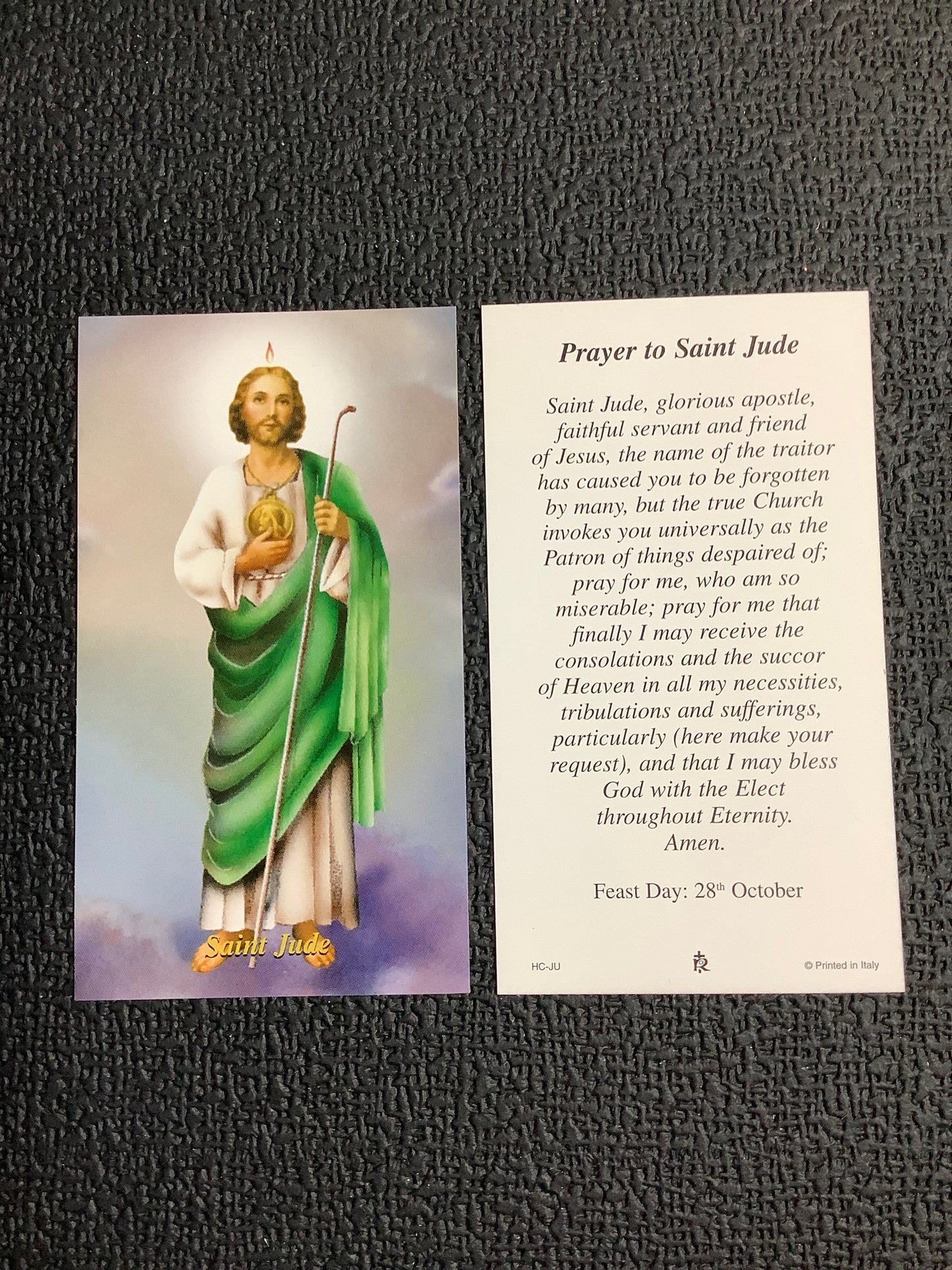 St. Jude Paper Prayer Card
