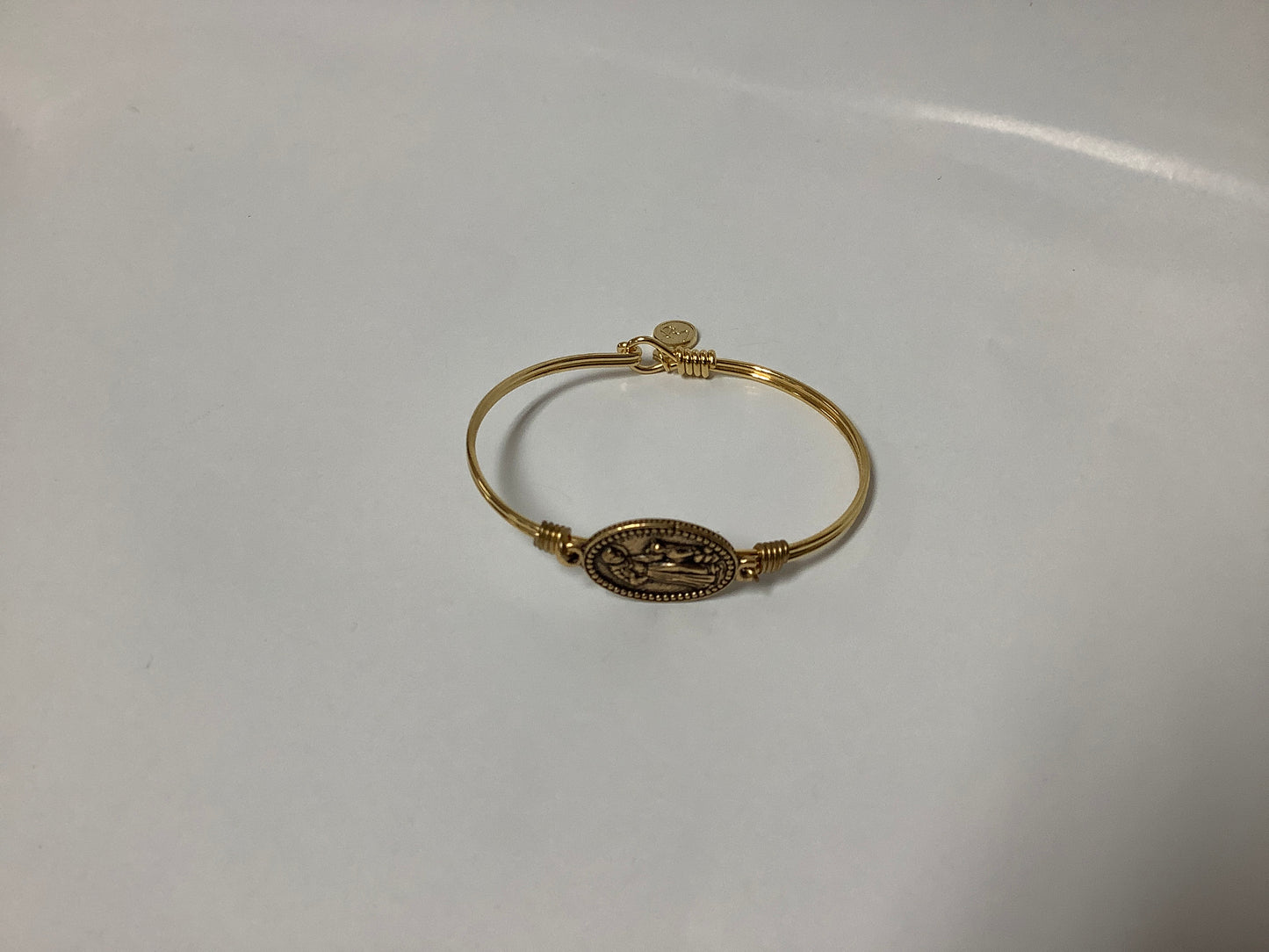 Saint Francis Bangle Bracelet