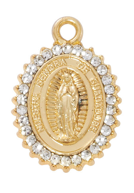 Gold Plate Crystal Guadalupe