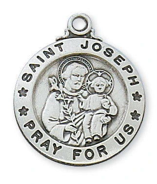 Sterling Silver St. Joseph Medal