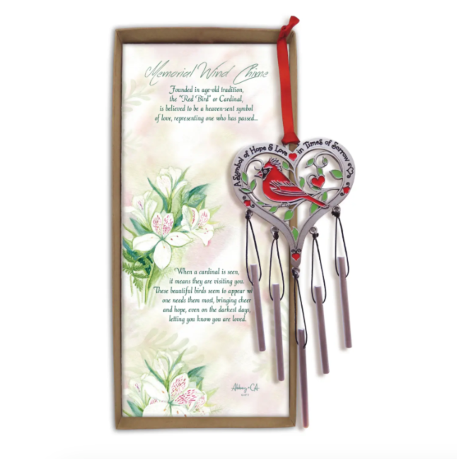 Cardinal Wind Chime