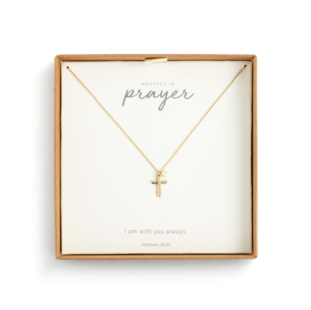 Dainty Cross Necklace - Gold