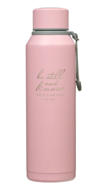Stainless Steel Water Bottle- Be Still and Know