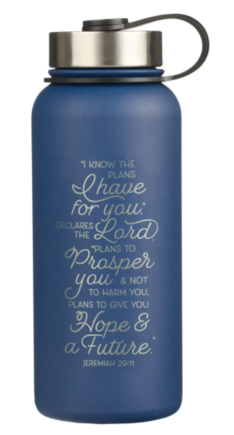 Stainless Steel Water Bottle- I Know the Plans