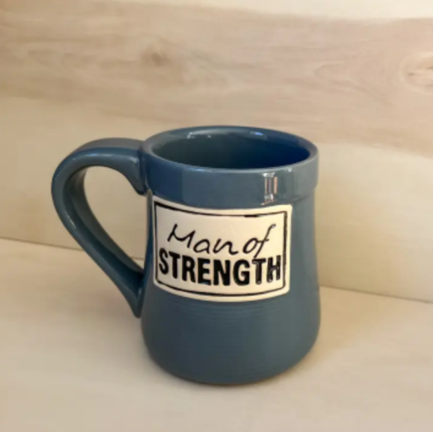 Man of Strength Pottery Mug