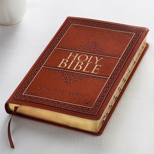 KJV Large Print Thumb Index Edition: Tan - Large Print