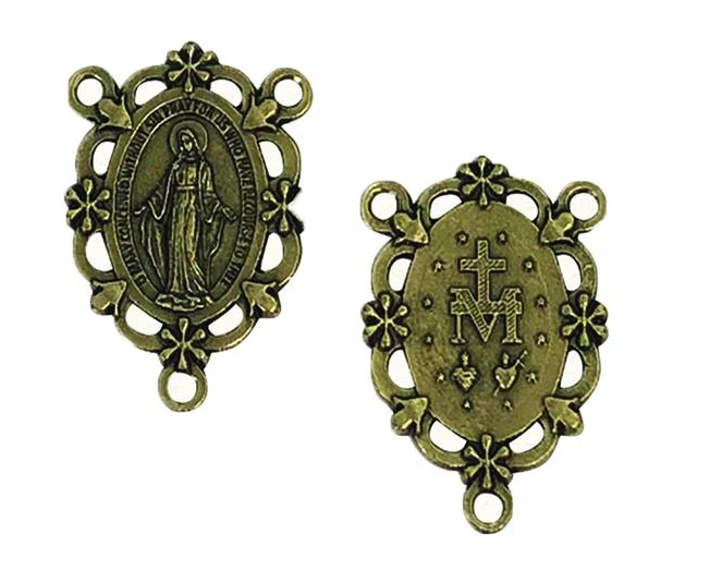 Brass Miraculous Rosary Center