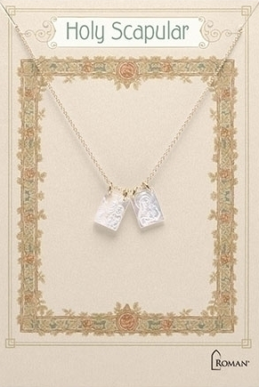 Scapular Necklace - Shell Gold Finish