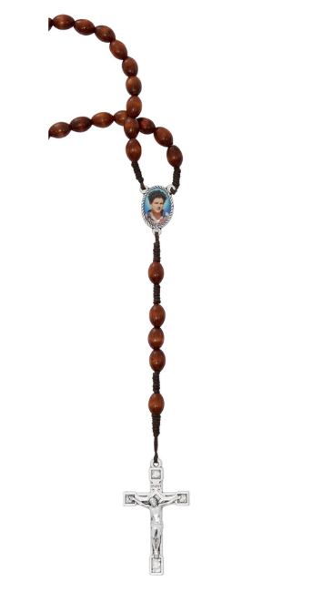 Brown Carlo Acutis Rosary