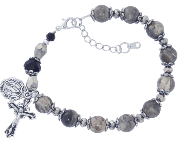 Picasso Stone Rosary Bracelet