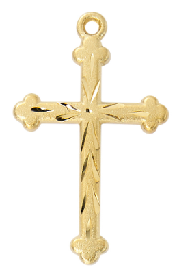 Gold Over Sterling Cross