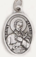 St Gerard - 1 inch Pray for Us Medal