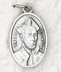 St Ignatius - 1 inch Pray for Us Medal