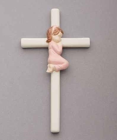 Praying Girl Cross