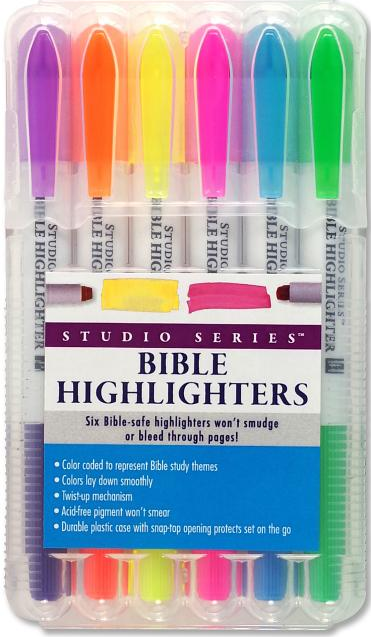 Bible Highlighters (Set of 6)