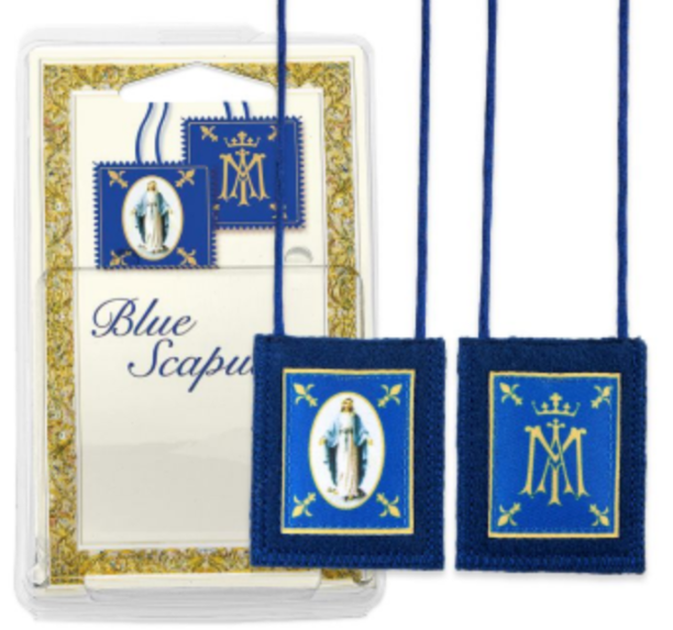 Blue Scapular Boxed