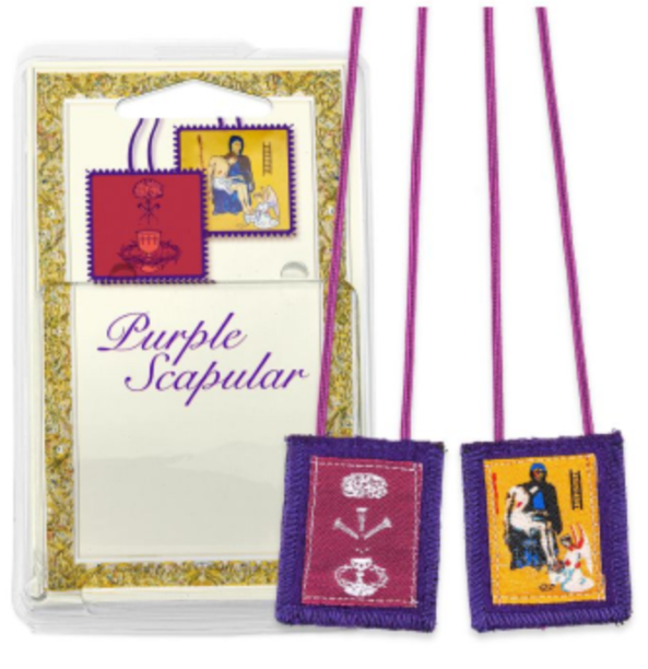 Purple Scapular Boxed